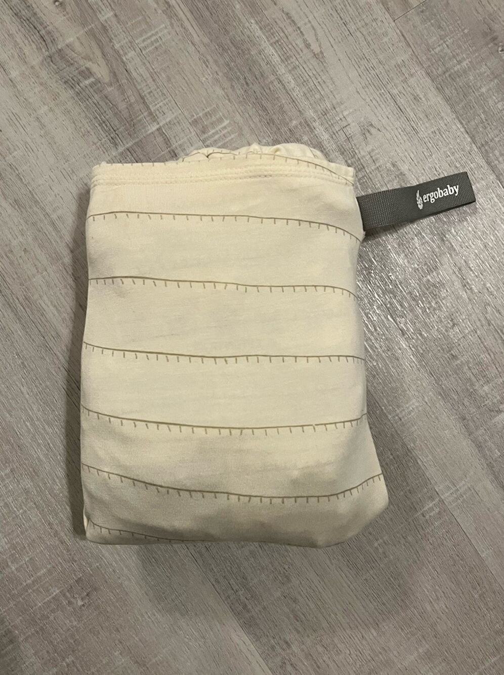 Ergobaby Aura Knit Baby Cream Tan Beige Carrier Comfort Cozy Soft NWOB